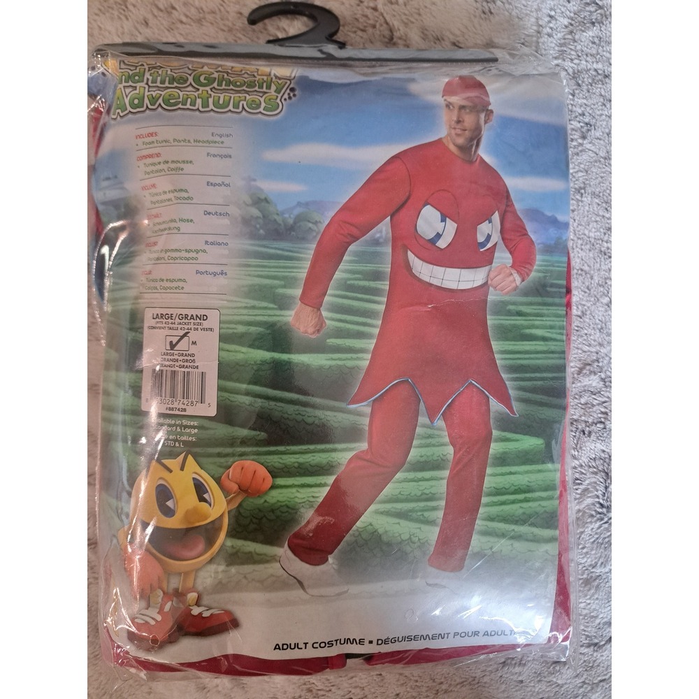 Rubies Pac-Man and the Ghostly Adventures Red Blinky Ghost Adult Costume Large